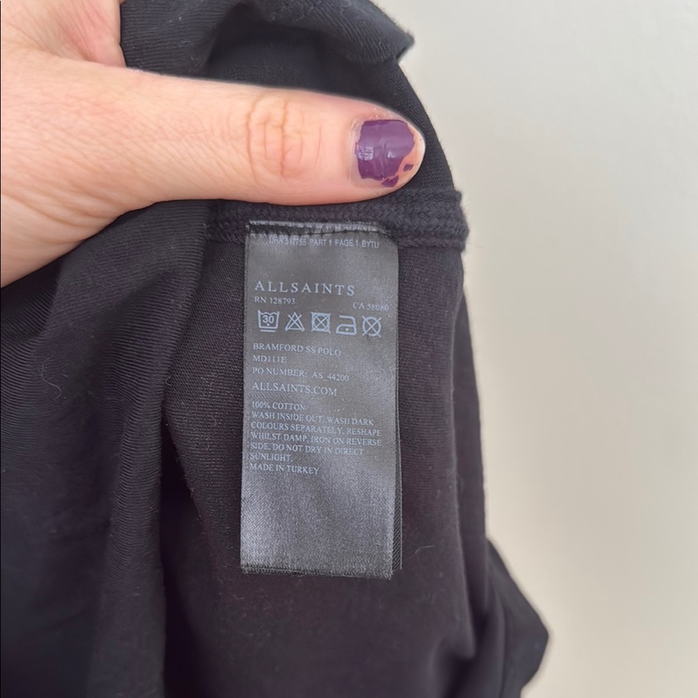 AllSaints Black T shirt
